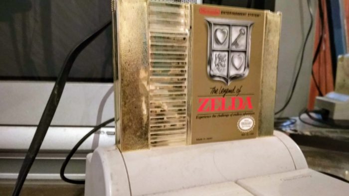 Cartucho original de The legend of Zelda (La leyenda de Zelda)